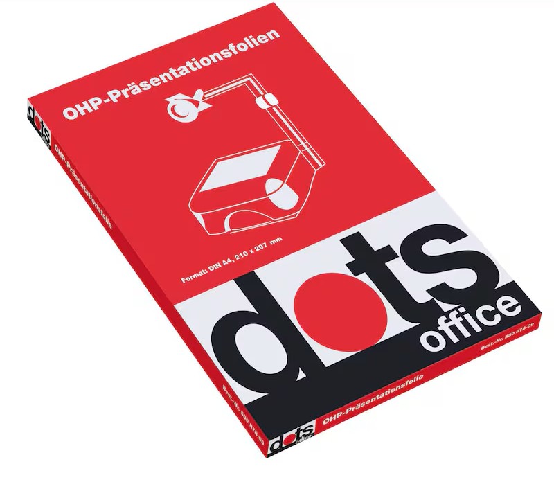 dots Laserfolien DOTSOHP125 klar, 50 St.