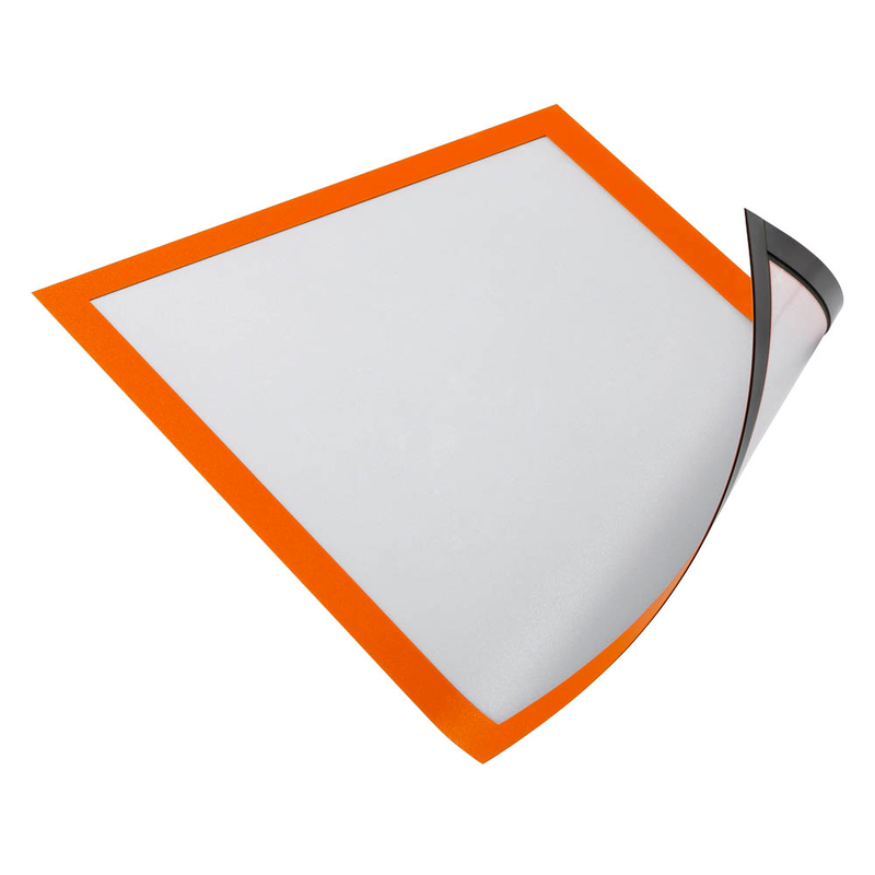 DURABLE Magnetrahmen DURAFRAME® MAGNETIC A4 orange A4, 5 St.
