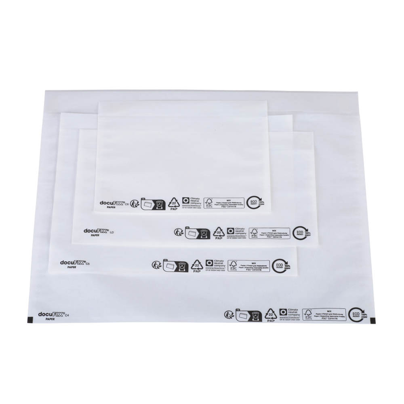 docuFIX® PAPER Lieferscheintaschen Papier DIN C4 500 St.