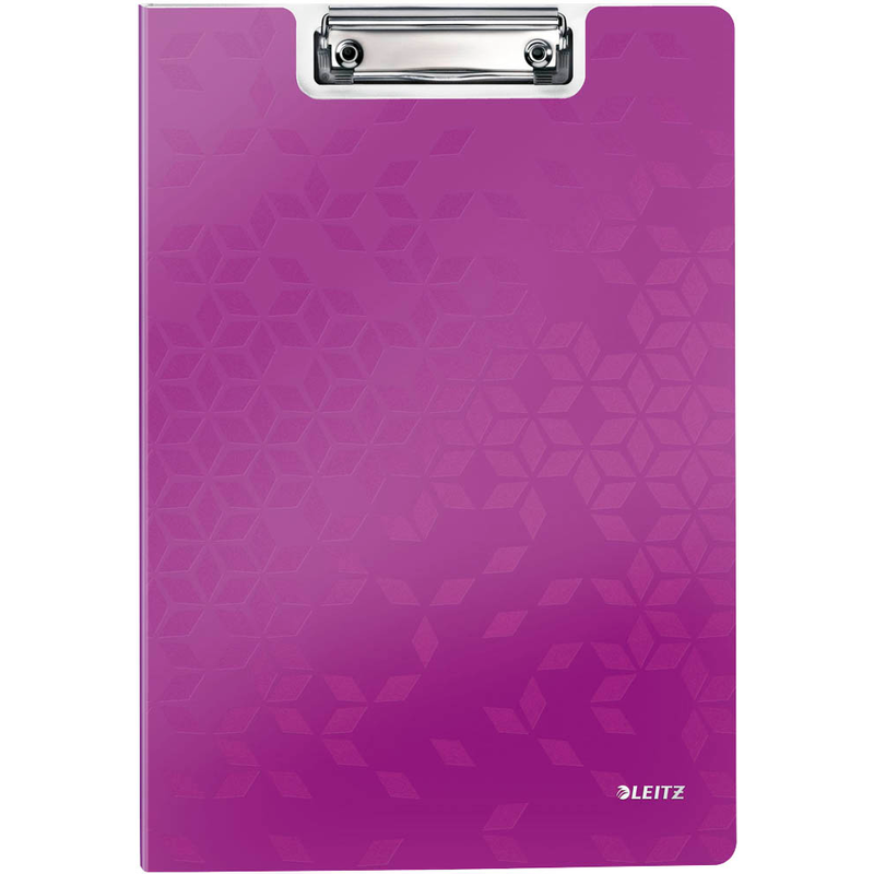 LEITZ Klemmbrettmappe WOW 4199 DIN A4 violett Kunststoff, 1 St.