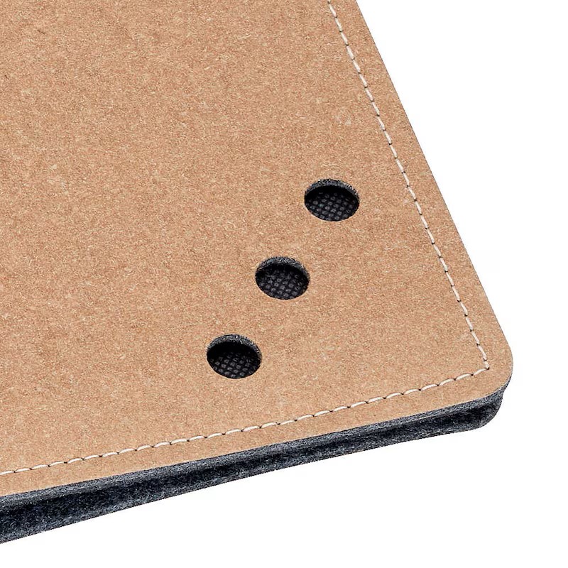 DONAU Ringbuch 4-Ringe hellbraun 3,0 cm DIN A4, 1 St.