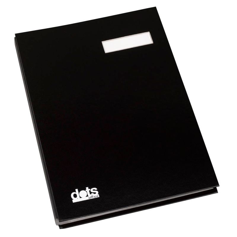 dots Unterschriftenmappe 20 Fächer schwarz, 1 St.