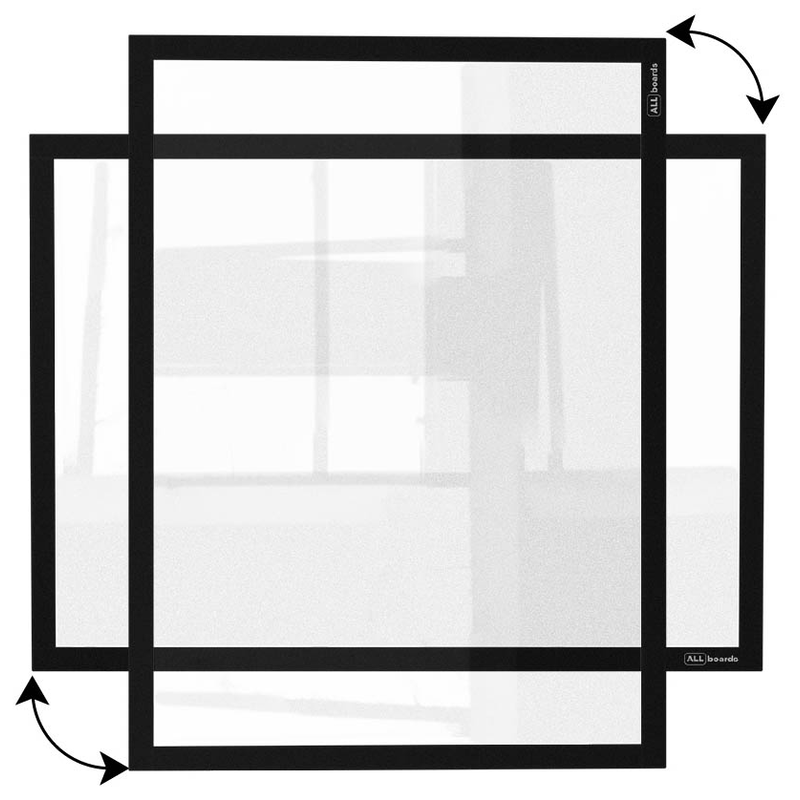 ALLboards Magnetrahmen schwarz A4, 5 St.