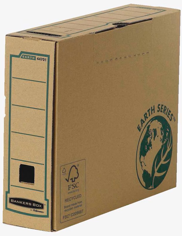 Bankers Box Archivboxen Earth Series 80mm A4 braun 8,0 x 31,9 x 25,4 cm, 20 St.