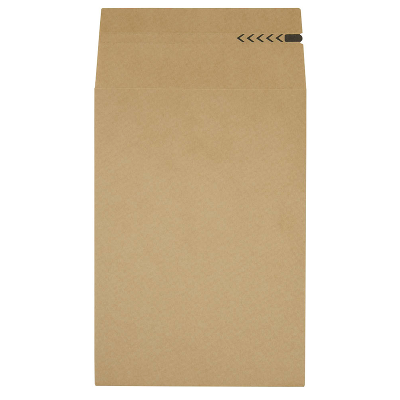 BONG Faltentaschen e-Green ca. DIN B4 ohne Fenster braun mit 5,0 cm Falte, 250 St.