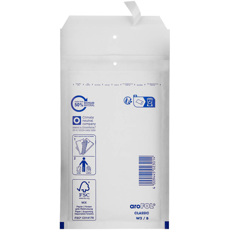 aroFOL® CLASSIC Luftpolstertaschen-Set weiß 30,0 x 20,0 cm, 100 St.