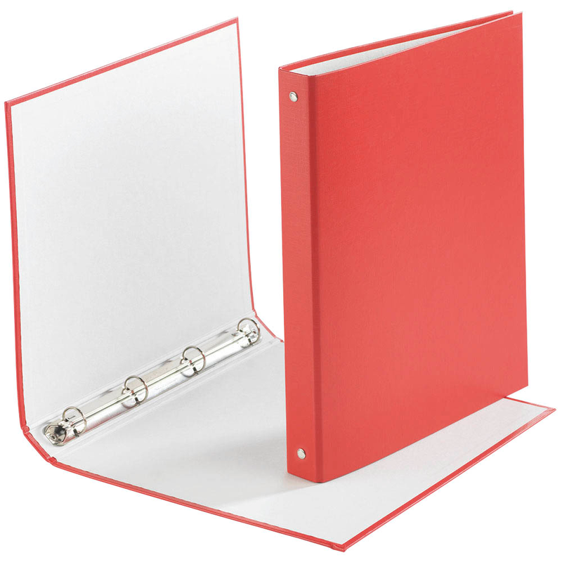 DONAU Ringbuch 4-Ringe rot 2,5 cm DIN A4, 1 St.