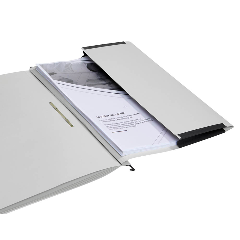 dots Personalhefter Karton lichtgrau DIN A4 4x kaufmännische Heftung, 5 St.