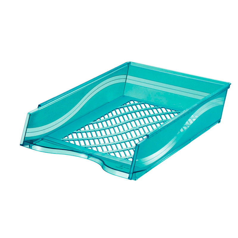 bene Briefablage blau-transparent DIN A4, 1 St.