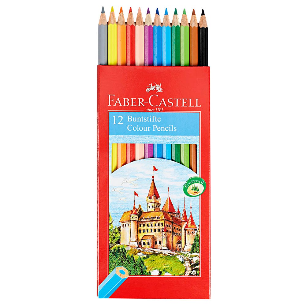 Faber-Castell Buntstifte farbsortiert (12er Set)