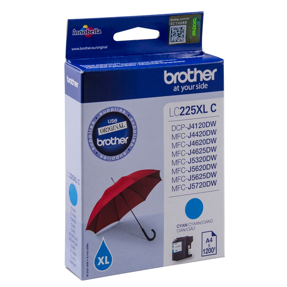 Brother LC-225 XL Tinte Cyan