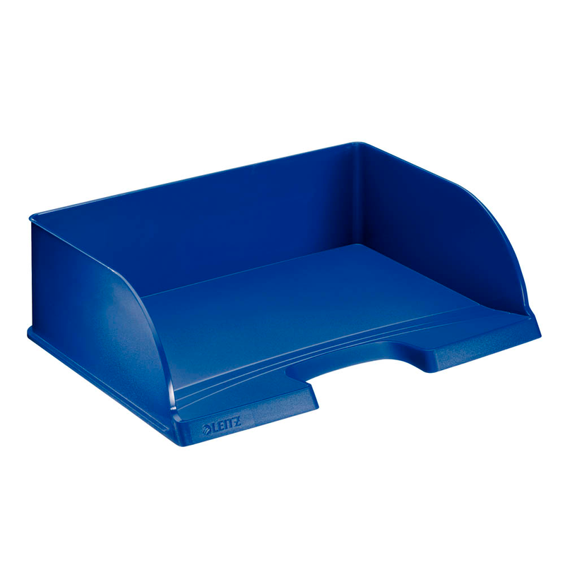 LEITZ Briefablage Jumbo quer Plus blau DIN A4, 1 St.