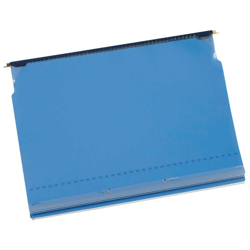 BOI Planettentaschen Kunststoff blau DIN A4 3x Klemmleiste, 10 St.