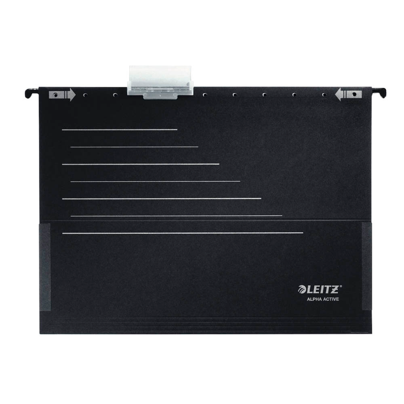 LEITZ Hängetaschen ALPHA Active 1926 schwarz, 5 St.