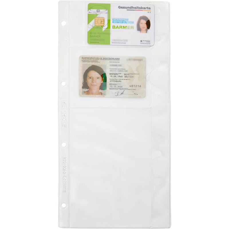BOI Organisationshüllen 14,5x30,0 cm transparent genarbt, 10 St.