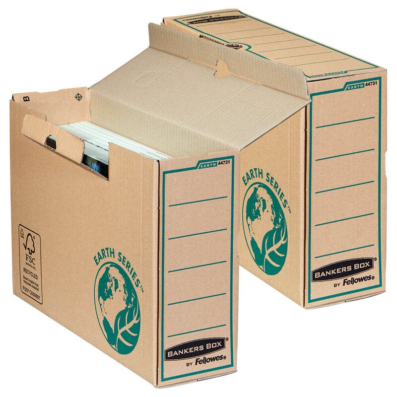Bankers Box Archivboxen Bankers Box  Earth Series A4+ braun 10,0 x 35,0 x 26,0 cm, 20 St.