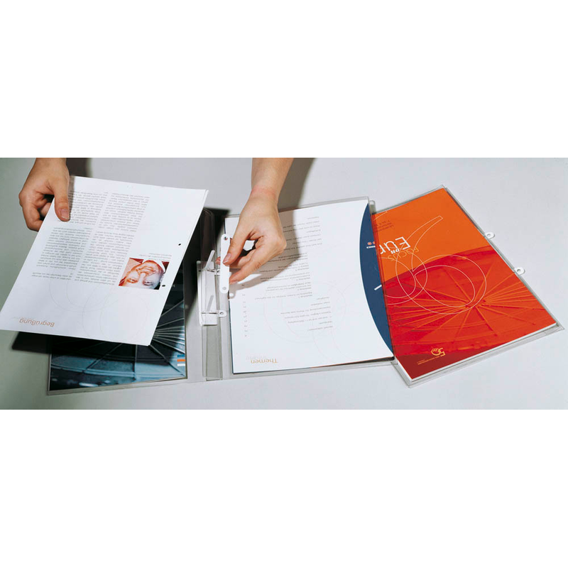 DURABLE Präsentationshefter Kunststoff transparent DIN A4, 25 St.