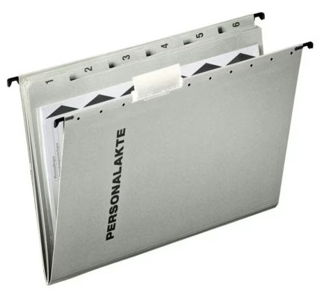 LEITZ Personalmappe Personalakte grau, 1 St.