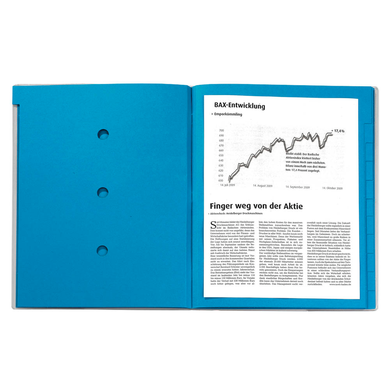 bene Ordnungsmappe 12 Fächer blau, 1 St.