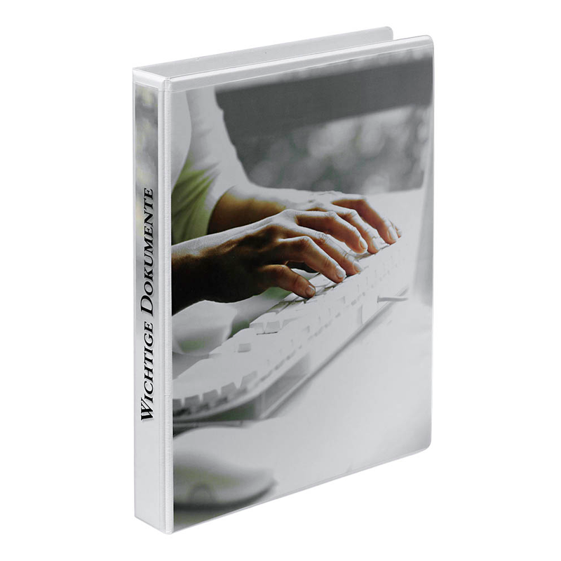 Esselte Präsentationsringbücher 4-Ringe weiß 3,8 cm DIN A4, 10 St.