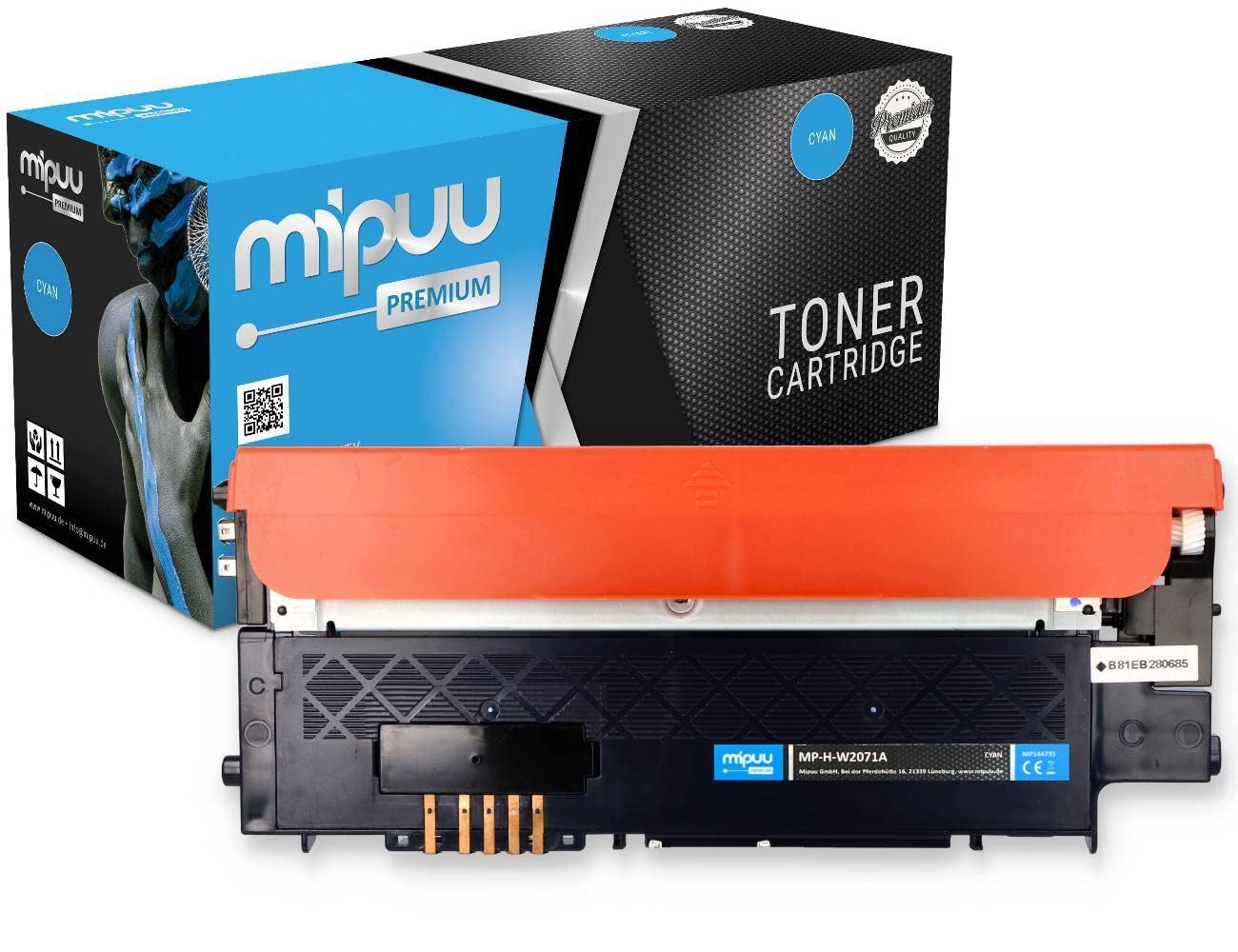 Mipuu Toner ersetzt HP W2071A / 117A Cyan