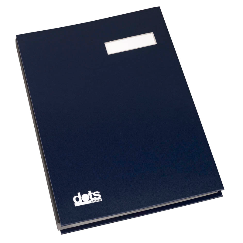 dots Unterschriftenmappe 20 Fächer blau, 1 St.