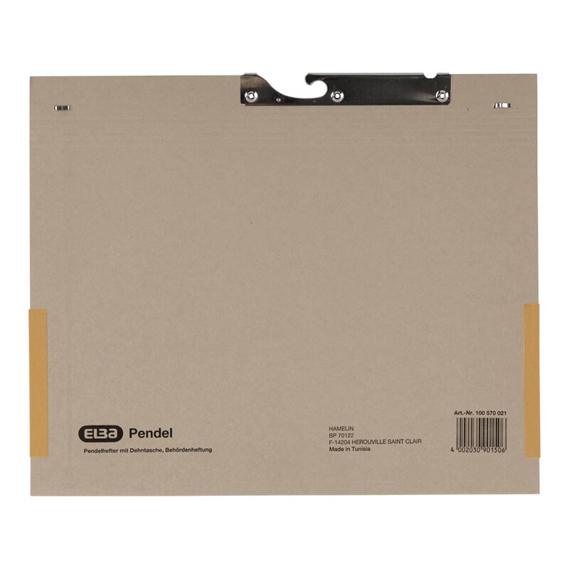 ELBA Pendelhefter Karton grau DIN A4 1x Amtsheftung, 1 St.