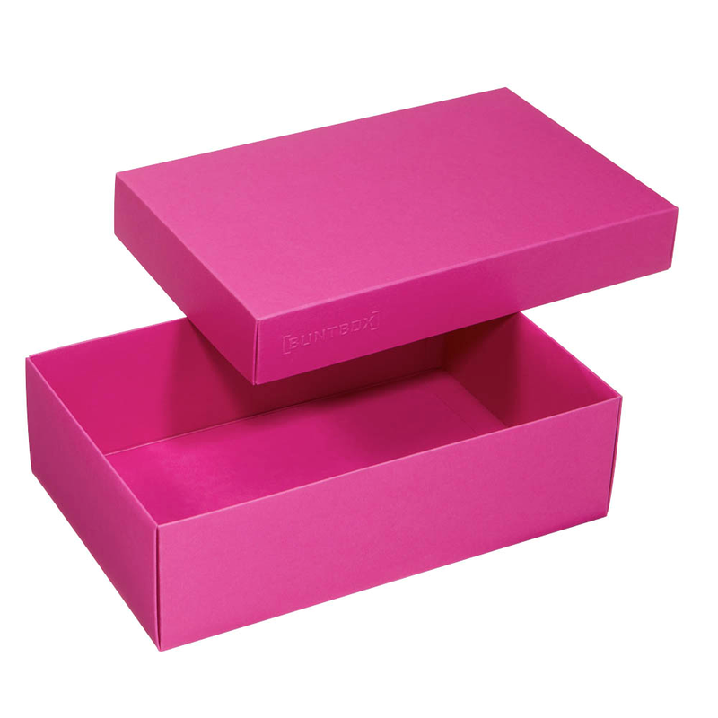 BUNTBOX L Geschenkboxen 3,6 l pink 26,6 x 17,2 x 7,8 cm, 2 St.