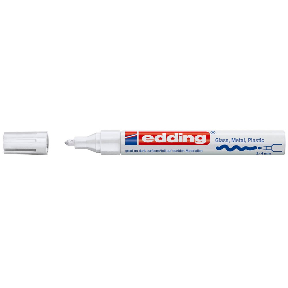 Edding Lack-Marker 750 weiß (Strichstärke 2-4mm)