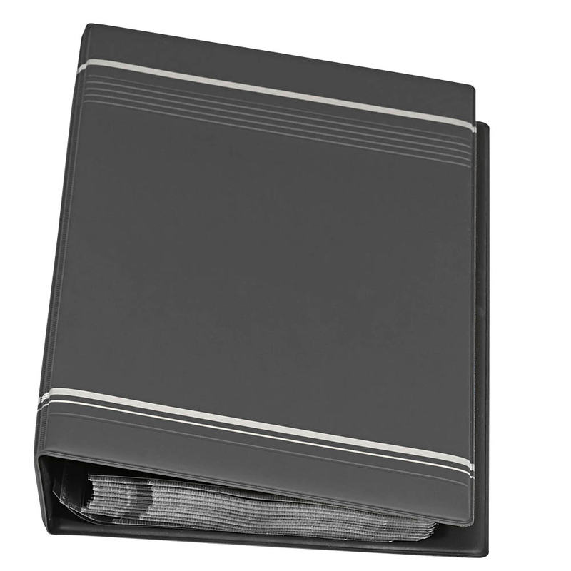 DURABLE Visitenkarten-Ringbuch VISIFIX anthrazit, 1 St.