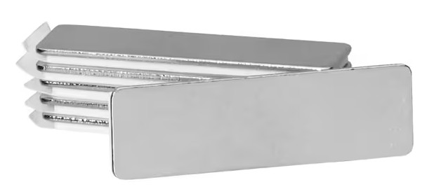 DURABLE Selbstklebende Magnete rot/gelb, 10 St.