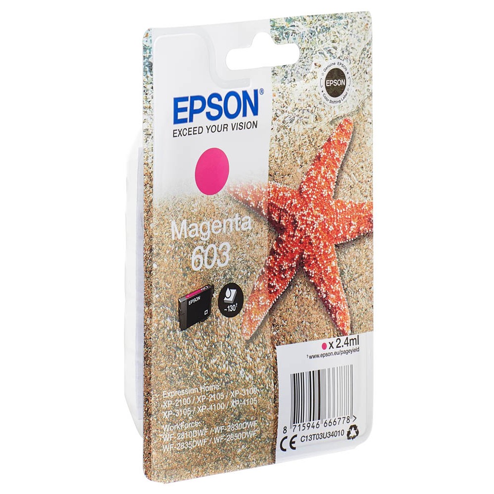 Epson 603 / C13T03U34010 Tinte Magenta