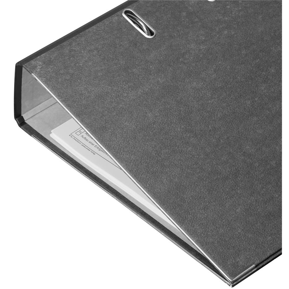 dots Ordner DIN A4 schmal Rückenbreite 5,0 cm schwarz / wolkenmarmor