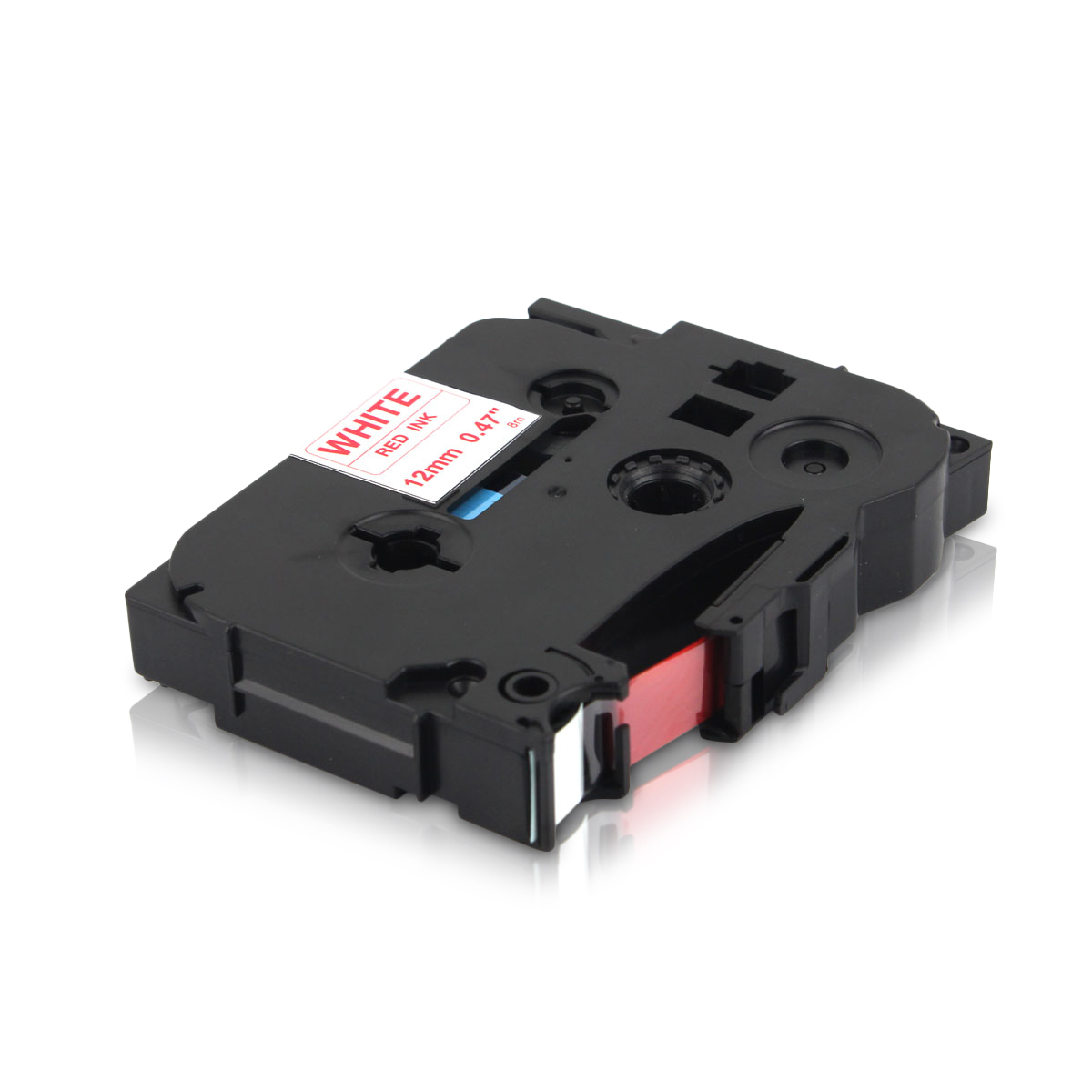 Alternativ zu Brother TZe-232 P-Touch Schriftband 12mm rot/weiss