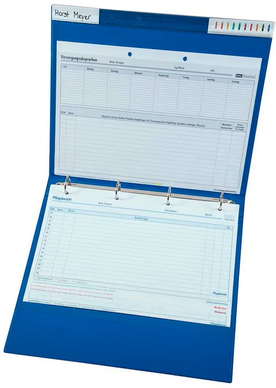 BOI Ringmappe Solid blau, 1 St.