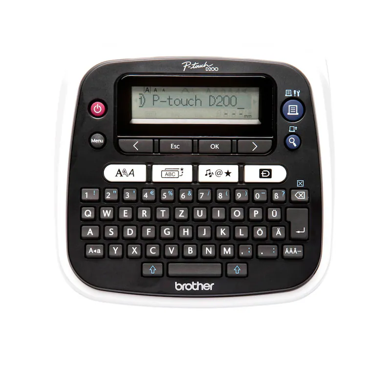 Brother P-touch D200BWVP Beschriftungsgerät schwarz, weiß