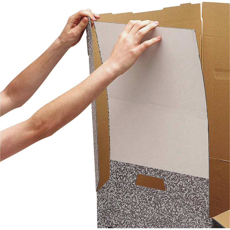 Bankers Box Archivboxen Bankers Box grau/weiß, 10 St.