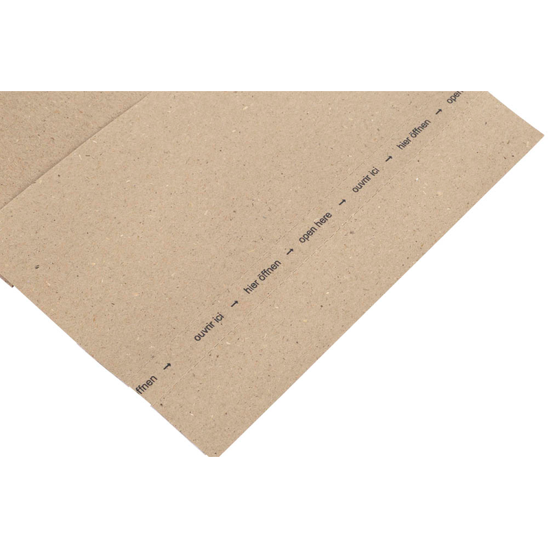 flexiPAK Faltentaschen classic eco Doppelfixverschluss ca. DIN A3 ohne Fenster natur mit 8,0 cm Falte, 300 St.