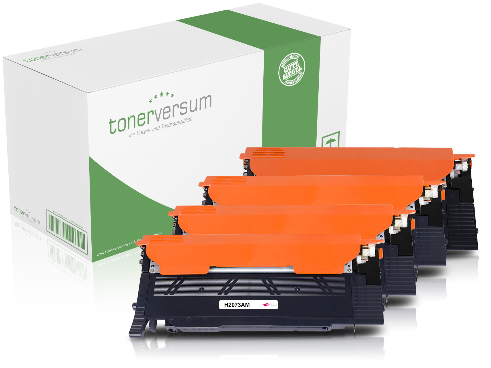 Alternativ zu HP W2070A W2071A W2072A W2073A / 117A Toner Multipack CMYK (4er Set) (mit Chip)