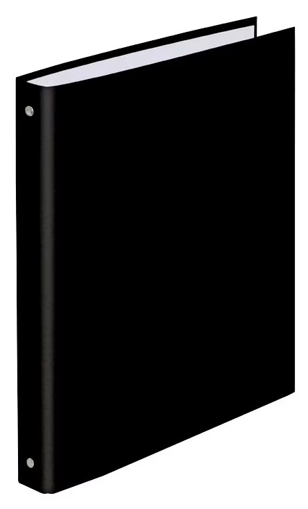 DONAU Ringbuch 4-Ringe schwarz 2,5 cm DIN A4, 1 St.