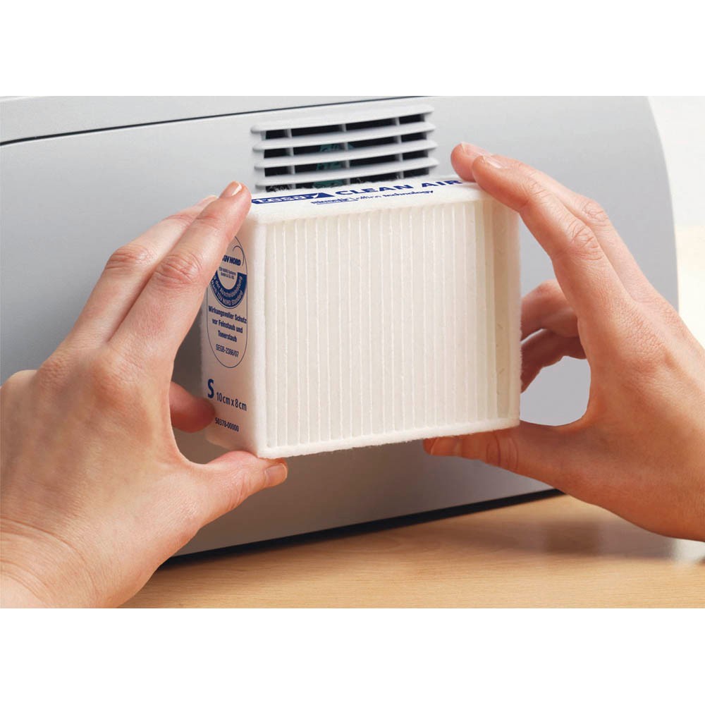 Tesa Clean Air 50379 Feinstaubfilter für Laserdrucker, Kopierer und Fax (Größe M)