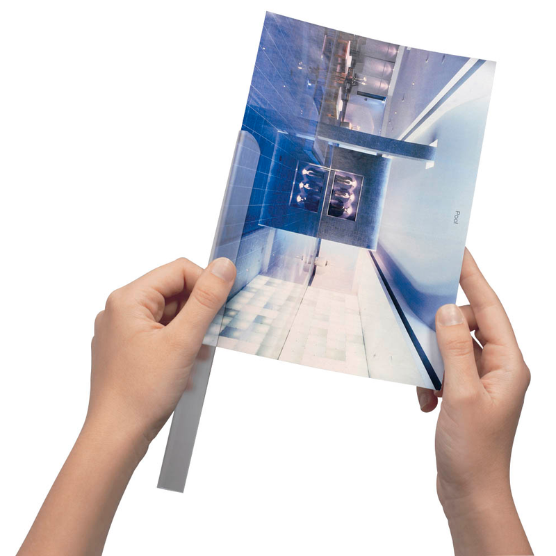 DURABLE Klemmschienen transparent DIN A5 50 Blatt, 100 St.