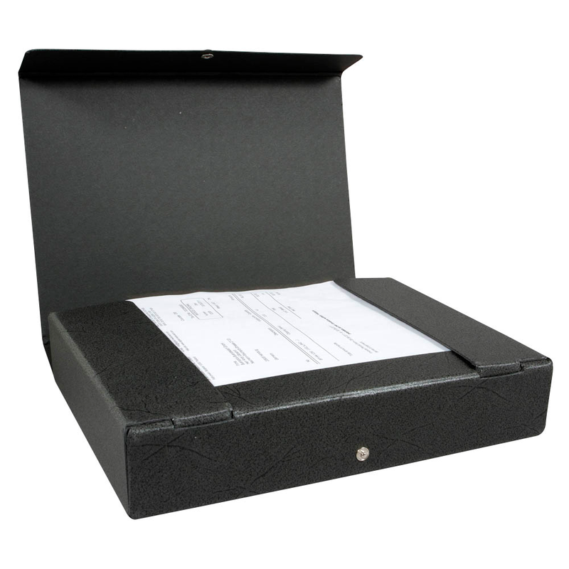 ELBA Heftbox 6,5 cm schwarz marmoriert, 1 St.