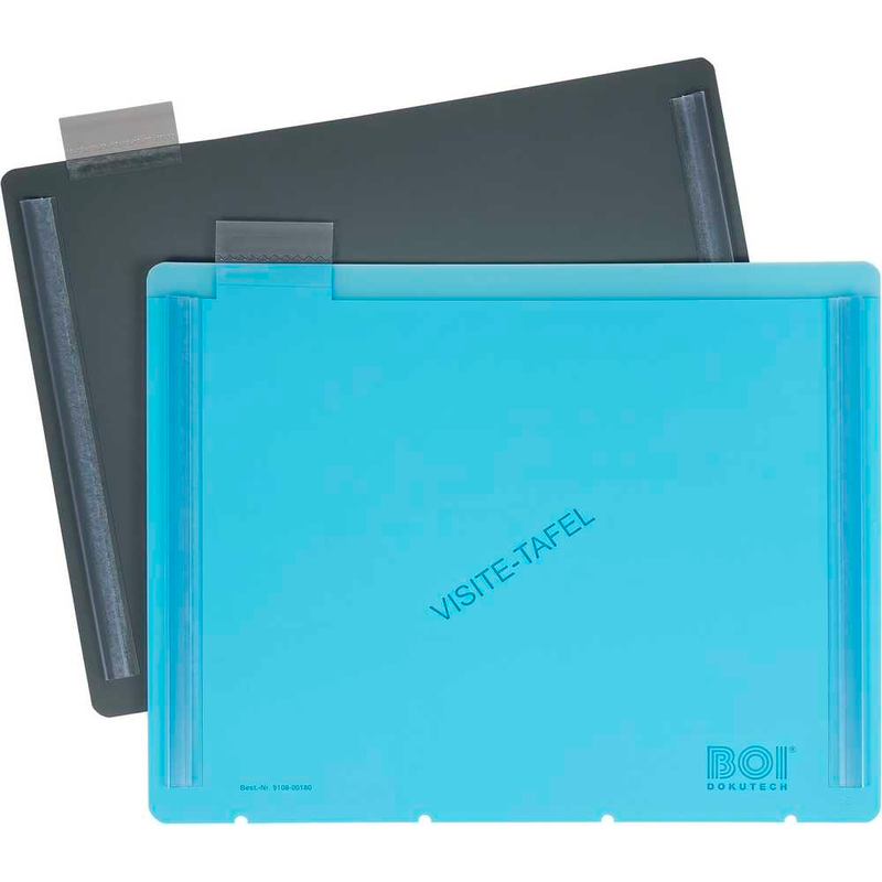 BOI Klemmbretter VISITE 9108-00180 DIN A4 blau Kunststoff, 10 St.