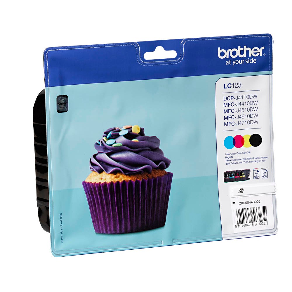 Brother LC-123VALBPDR Tinten Multipack CMYK (4er Set)