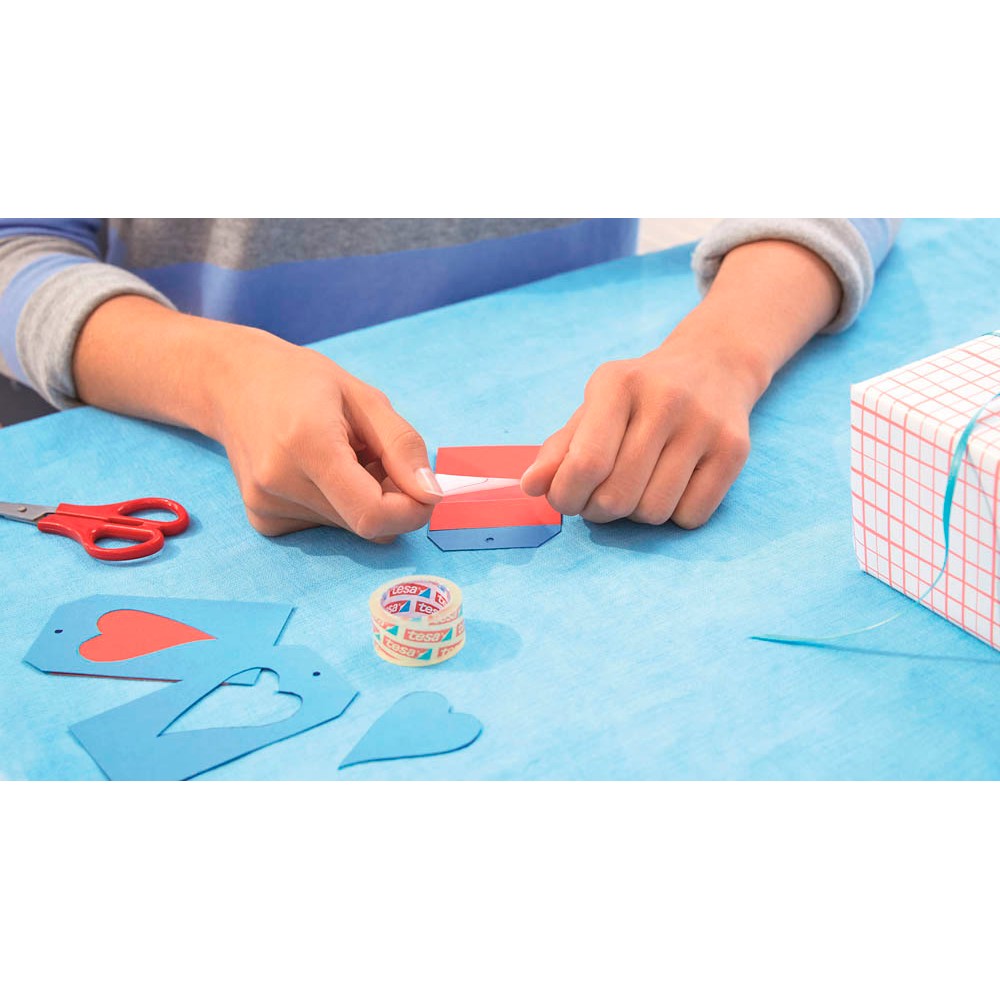 Tesa 57404 Tesafilm Klebeband Transparent 19mm x 10m (8er Pack)