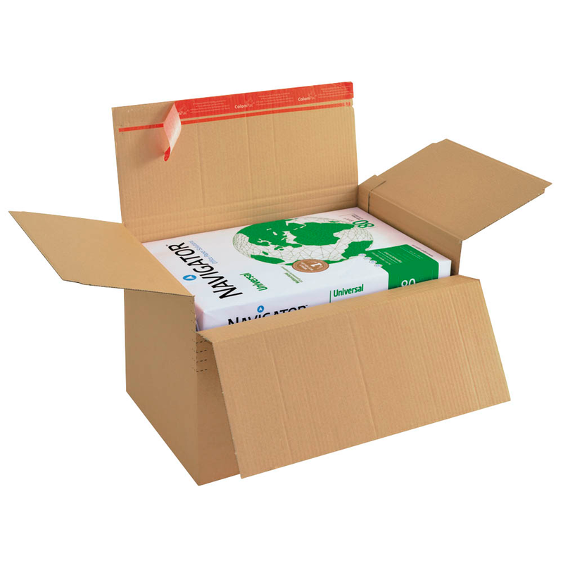 ColomPac® Versandkartons Blitzbodenkartons 45,0 x 32,5 x 19,0 - 31,0 cm, 10 St.