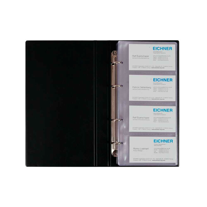 EICHNER Visitenkartenmappe schmal blau, 1 St.