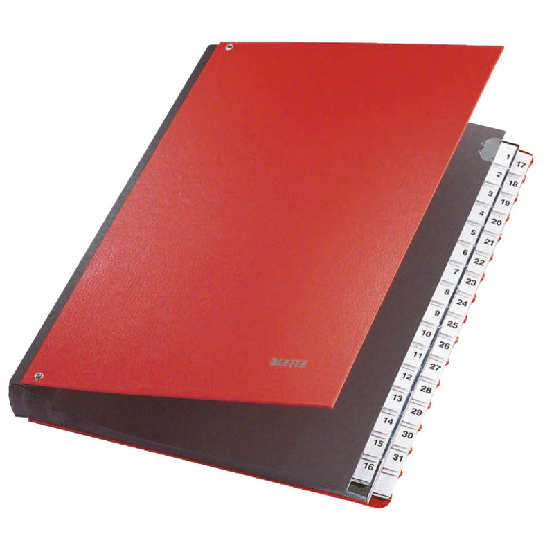 LEITZ Pultordner 1-31 rot, 1 St.