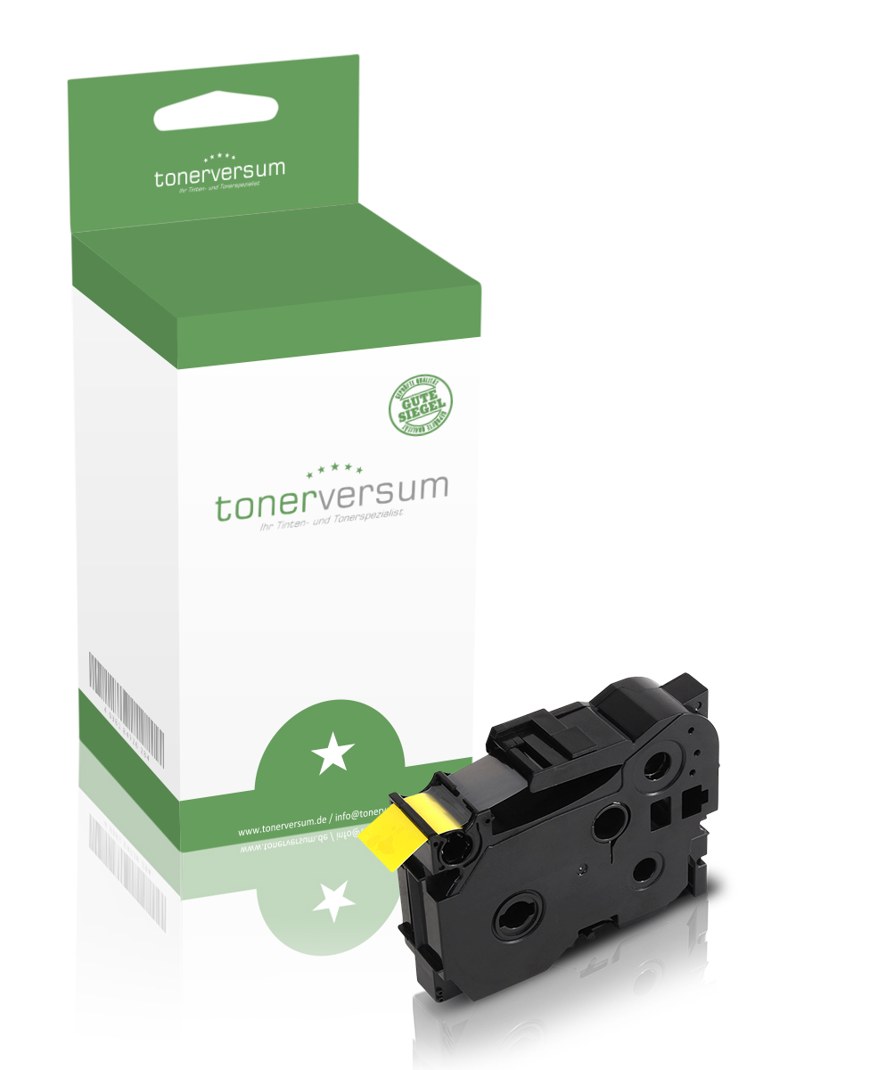 Alternativ zu Brother TZe-641 P-Touch Schriftband 18mm schwarz/gelb